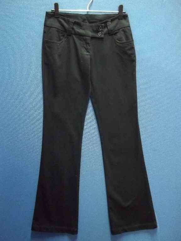 Black Stretch Pants - Size 30 (Waist 71cm, Hip 83cm)