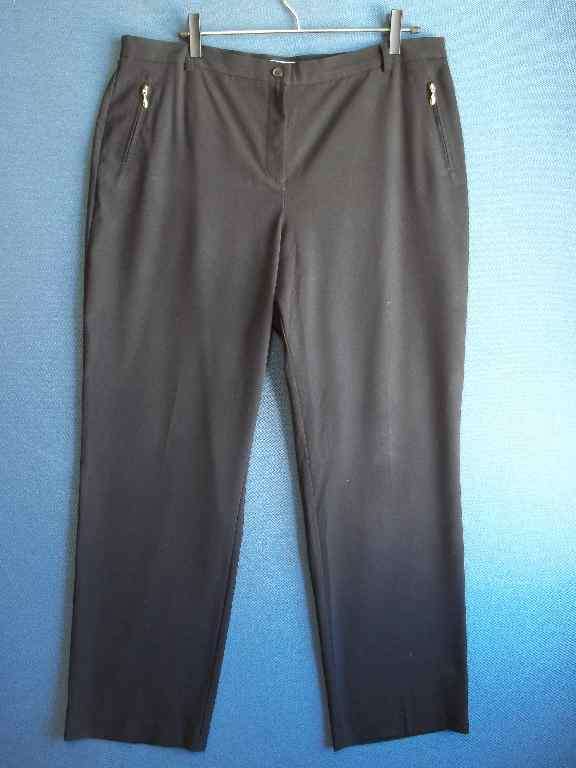 Black Pants (Polyester/Rayon/Elastane) - Size 42 * Qulaity Brand
