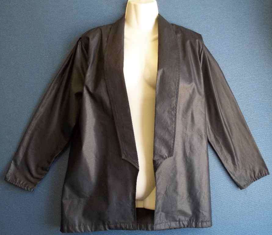 Vintage 1980's Black Jacket - Size 34