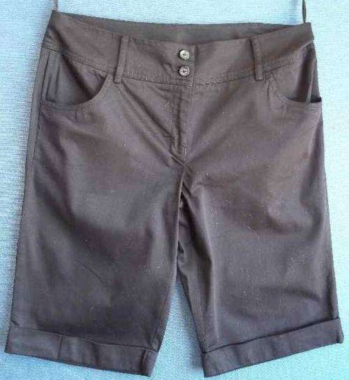 Black Stretch Shorts - Size 34 (Waist 78cm, Hips 92cm)