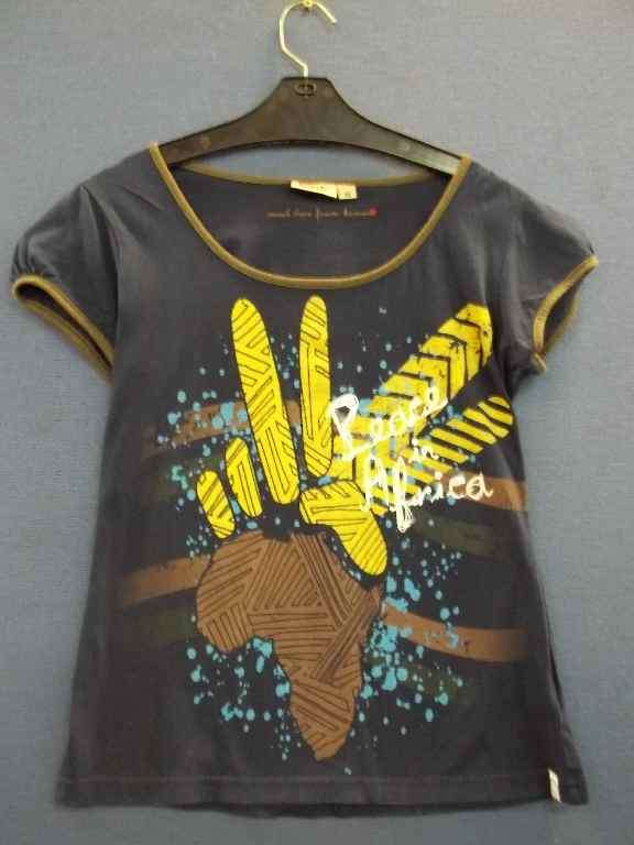 Blue Patterned T-Shirt - Size M