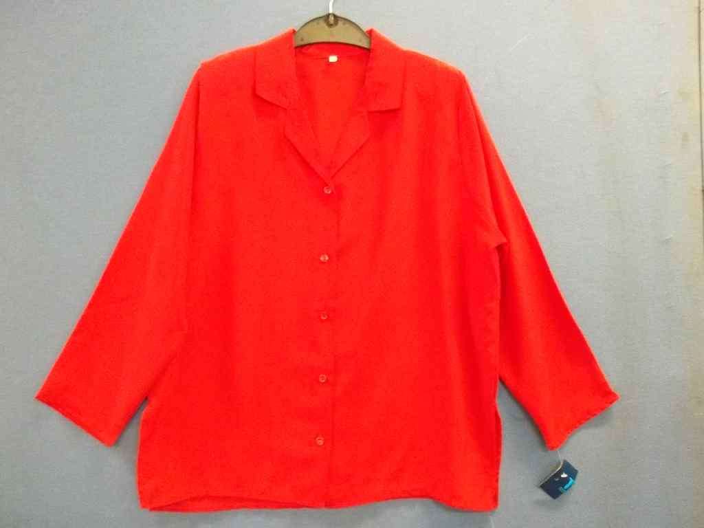 Long Sleeve Red Shirt - Size 48