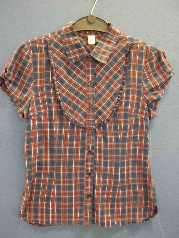 Red/Blue Check Shirt - Size M