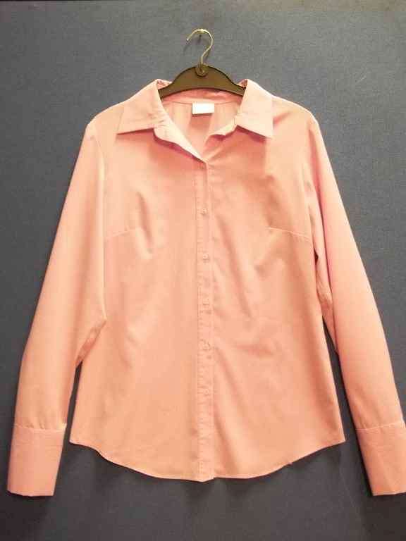 Long Length/Long Sleeve Pink Shirt - Size 34 * Quality Brand