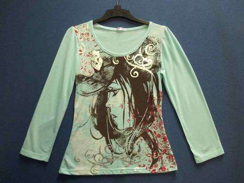 Blue Long Sleeve Girls T-Shirt - Size +/- 13-14 Years