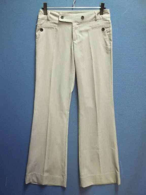 Grey Pinstripe Pants - Size 34 (Unworn)