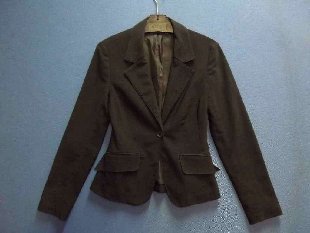 Lined Black Jacket - Size 30