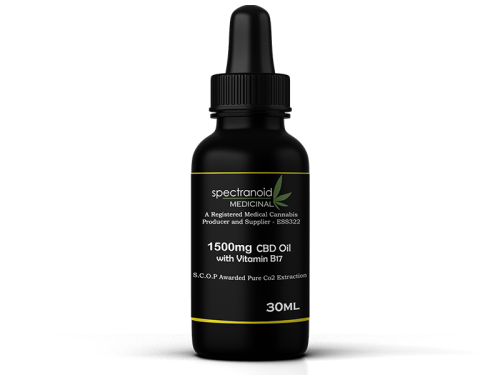 CBD Cannabis Oil 1500mg with Vitamin B17 30ml