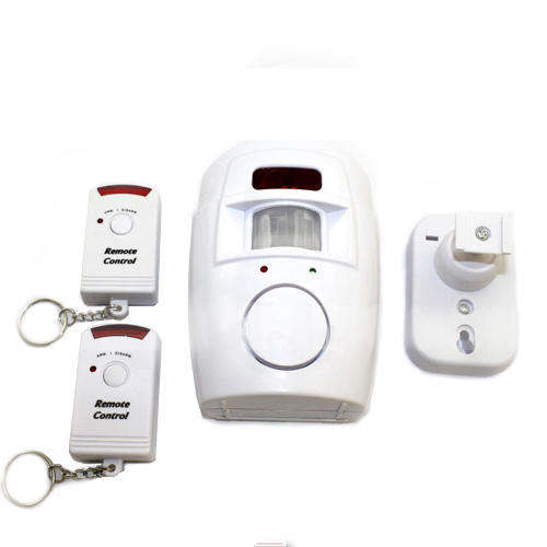 Remote Alarm with Motion Sensor. 2 Remotes.