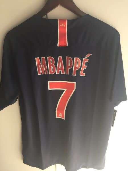 Nike PSG home jersey 201819 Kylian Mbappe 7 Size XL
