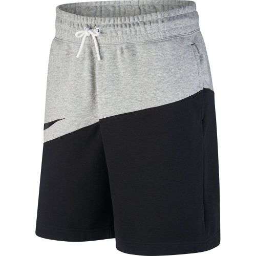 Nike Sportswear Swoosh French Terry Shorts Men dark grey heather black