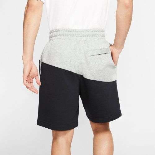 Nike Sportswear Swoosh French Terry Shorts Men dark grey heather black