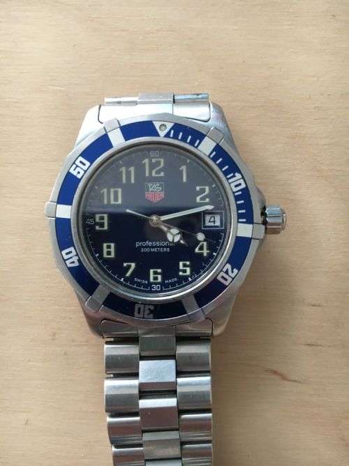 TAG Heuer Professional Blue Men`s Watch - Model WM1113