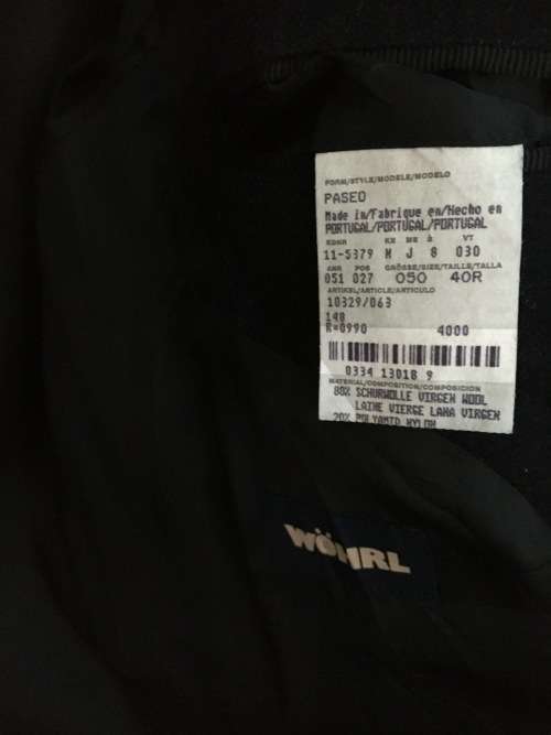 HUGO BOSS WÖHRL Virgin Wool Trench Coat 40R