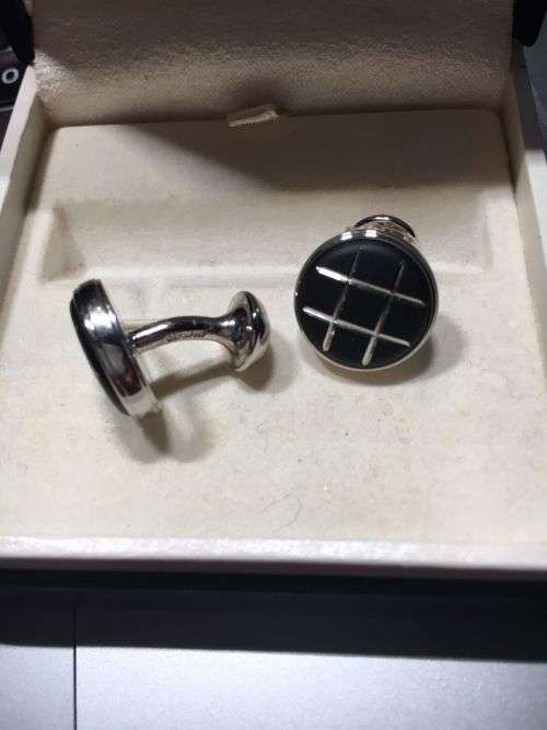 Mont Blanc Round Cufflinks