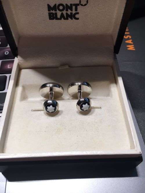 Mont Blanc Round Cufflinks