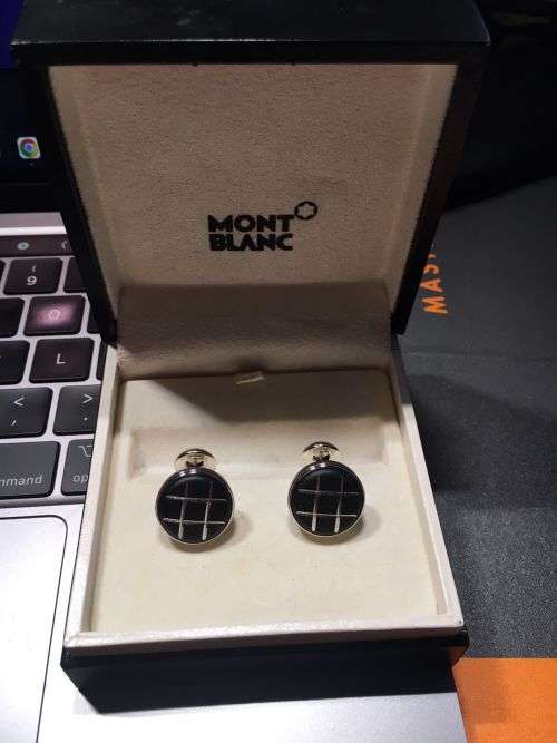 Mont Blanc Round Cufflinks