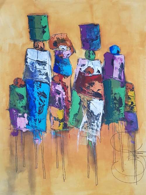 NDABUKO NTULI ON CANVAS