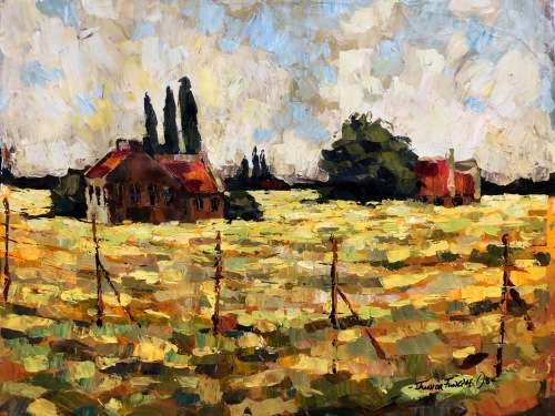 A NICELY DONE JUNIOR FUNGAI ON CANVAS A MUST HAVE!!!