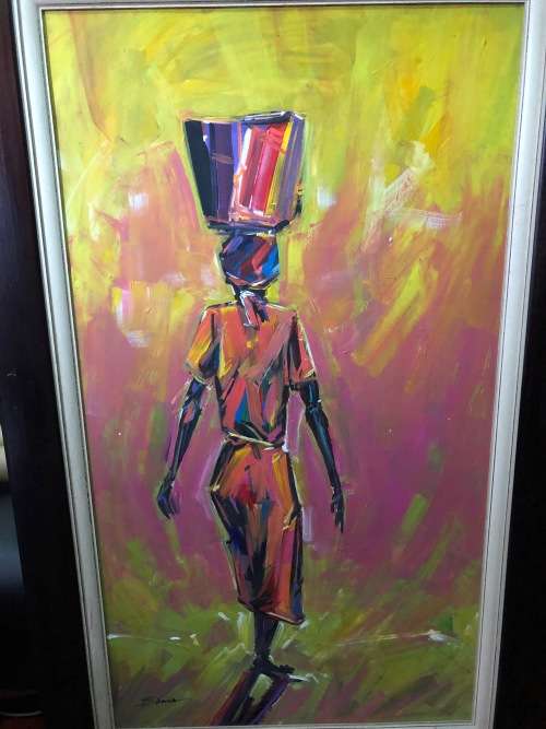 A VERY LARGE MIND SHANA NICELY FRAMED. A MUST HAVE!!!!