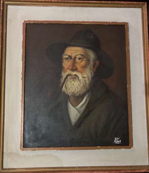 RARE VINTAGE ART SIGNED KENT COTTRELL. A MUST HAVE!!