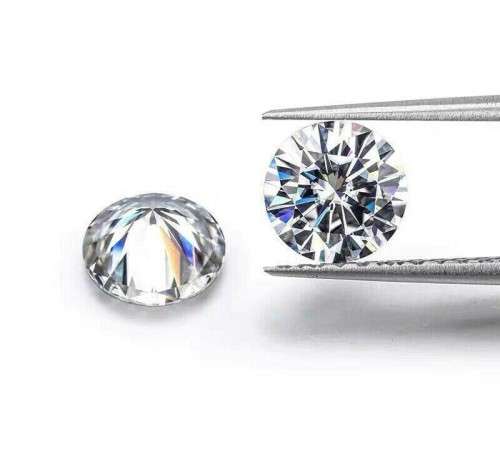 White d Color VVS1 Round Moissanite Stone Loose