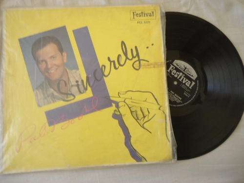 PAT BOONE - SINCERELY - FESTIVAL LONG PLAYING LP IN GREAT CONDITION