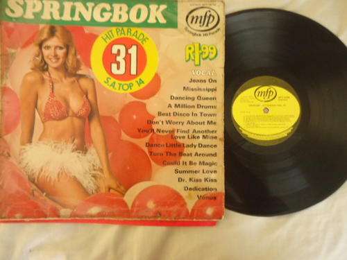 SPRINGBOK HIT PARADE - VOLUME 31 - 1976 MFP STEREO VINYL LP IN FAIR CONDITION