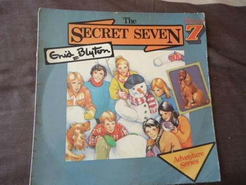 "THE SECRET SEVEN" - ENID BLYTON - 1981 TRANSISTOR STEREO LP IN GOOD CONDITION