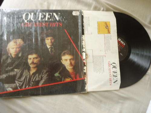 QUEEN "GREATEST HITS" - 1981 EMI STEREO LP + INNER SLEEVE + SHRINKWRAP IN EXCELLENT CONDITION