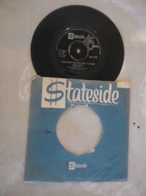 JOHN ROWLES "HUSH...NOT A WORD TO MARY B/W THE NIGHT ..." 1968 STATESIDE 45 RPM SEVEN SINGLE