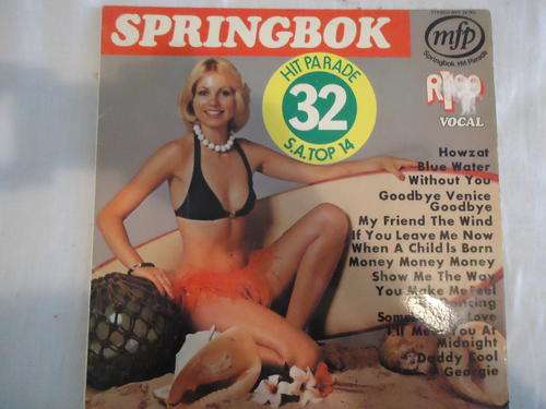 SPRINGBOK HIT PARADE -VOLUME 32 -1977 STEREO VINYL LP IN GREAT CONDITION
