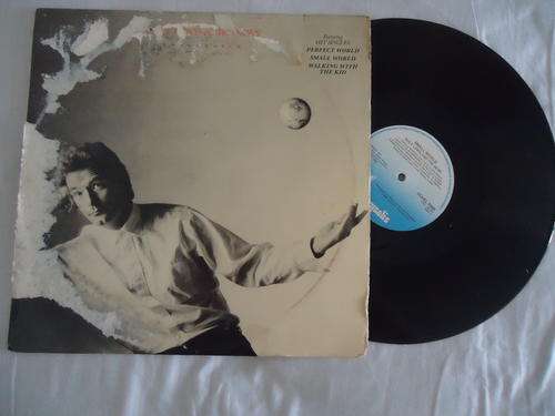 HUEY LEWIS AND THE NEWS  "SMALL WORLD" -1988 CHRYSALIS STEREO LP