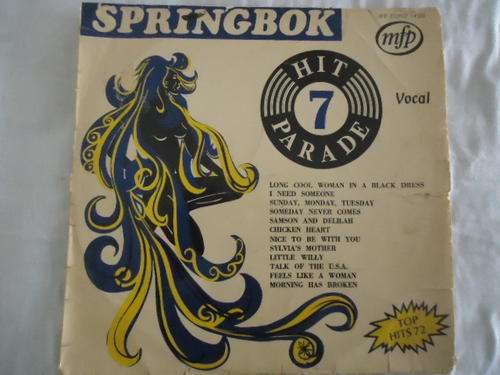 "SPRINGBOK HIT PARADE VOLUME 7" 1972 MFP STEREO LP IN GOOD CONDITION