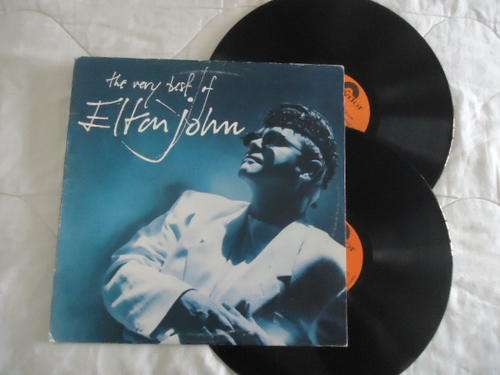 "THE VERY BEST OF ELTON JOHN" 1990 POLYDOR DOUBLE STEREO LP SET IN GREAT CONDITION