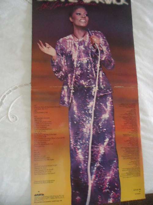 DIONNE WARWICK -"HOT! LIVE AND OTHERWISE" 1981 ARISTA DOUBLE STEREO GATEFOLD LP SET IN EXCELLENT CON
