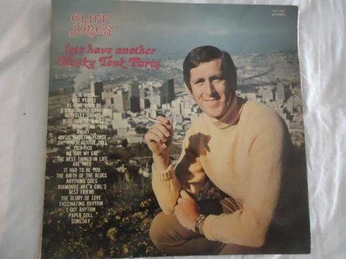 CLIFF JONES - "LETS HAVE ANOTHER HONKY TONK PARTY" - 1973 MvN STEREO LP IN GREAT CONDITION