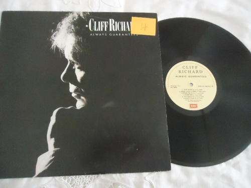 CLIFF RICHARD - "ALWAYS GUARANTEED" - 1987 EMI STEREO LP IN V/GOOD CONDITION