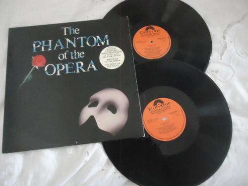ANDREW LLOYD WEBBER "PHANTOM OF THE OPERA"1987 POLYDOR DOUBLE STEREO GATEFOLD LP SET