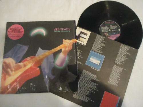 DIRE STRAITS  MONEY FOR NOTHING" 1988 VERTIGO STEREO LP + INNER SLEEVE+SHRINKWRAP-EXC