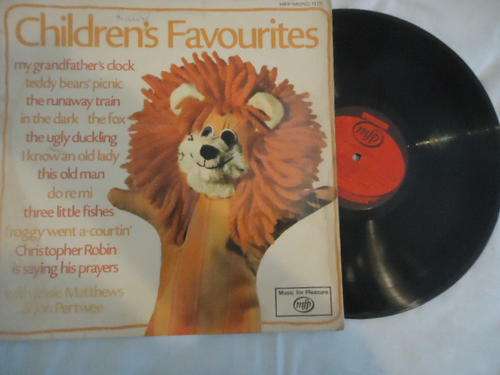 "CHILDREN'S FAVOURITES" WITH JESSIE MATTEWS, JON PERTWE & ENID HEARD-MFP LONG PLAY LP IN V/GOOD COND