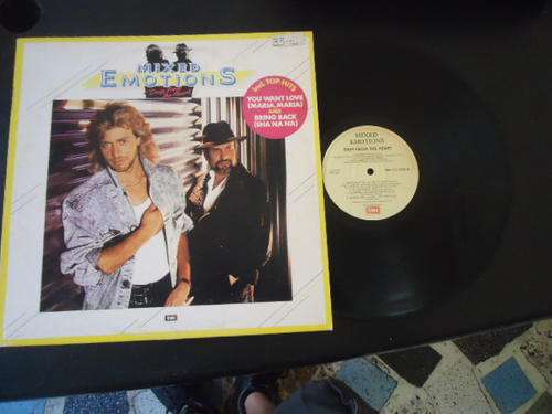 MIXED EMOTIONS "DEEP FROM THE HEART" - 1987 EMI STEREO LP IN EXCELLENT CONDITION