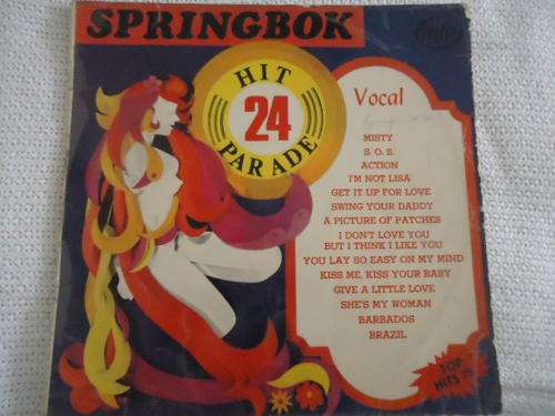 SPRINGBOK HIT PARADE VOLUME 24- 1975 MFP STEREO LP IN GOOD CONDITION