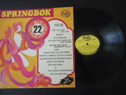 SPRINGBOK HIT PARADE -VOLUME 22 - 1975 MFP STEREO LP