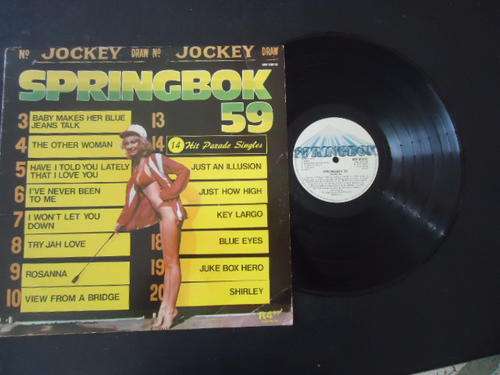 SPRINGBOK  HIT PARADE -VOLUME 59 - 1982 MFP STEREO VINYL LP IN V/GOOD CONDITION
