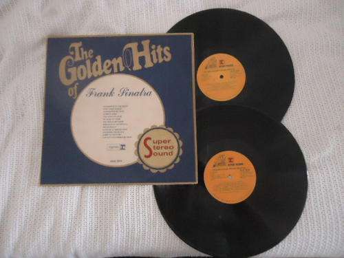 "THE GOLDEN HITS OF FRANK SINATRA" 1968 REPRISE DOUBLE STEREO GATEFOLD LP SET IN V/GOOD  CONDITION