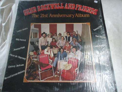 GENE ROCKWELL & FRIENDS -21ST ANNIVERSARY ALBUM " STEREO LP- DELIVERY VIA COURIER @R 62.70 -5 KGS