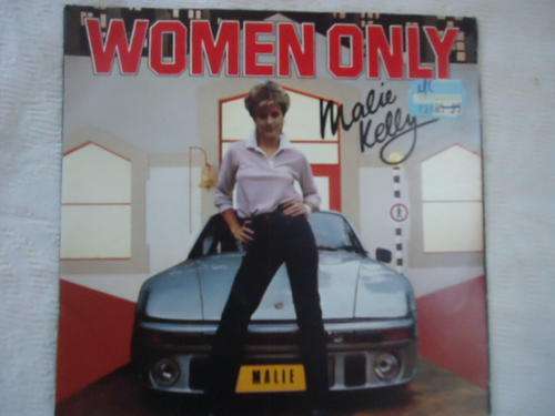 PICTURE SINGLE - MALIE KELLY "WOMEN ONLY B/W LOOK FOR THE GREEN SIGN" 1983 RPM SEVEN SINGLE