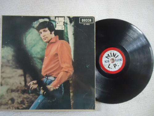 8cm DECCA MINI LP (non playing) & COVER -"ALONG CAME JONES" TOM JONES + COVER-SEE PHOTOS