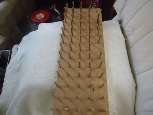 48 X COTTON REEL HOLDER WOODEN CHIPBOARD - SEE PICTURES